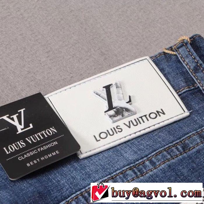 2019年春夏シーズンの人気 ルイ ヴィトン LOUIS VUITTON テーパードデニムパンツ