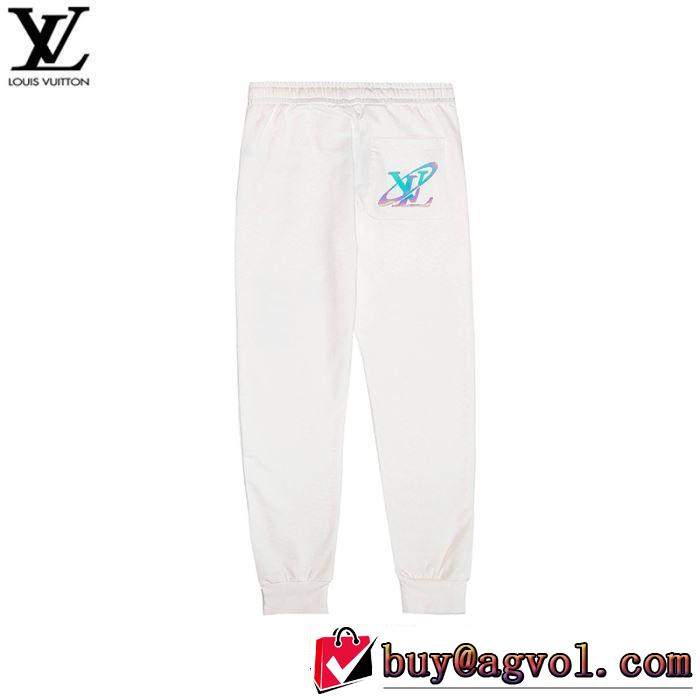 おしゃれな夏ファッション2019 ルイ ヴィトン LOUIS VUITTON 2色可選  スエットパンツ 元気な印象のコーデ