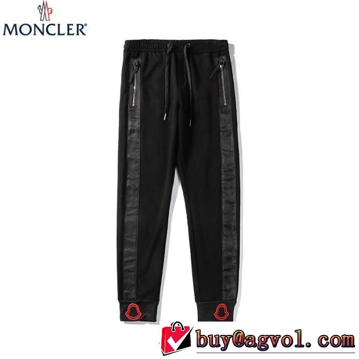 モンクレール2019年夏の一押しファッションアイテム MONCLER 夏に良く似合うちょっと新品 スエットパンツ