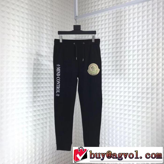 2色可選 モンクレール特に夏は人気アイテム MONCLER  スエットパンツ 2019春夏人気トレンドアイテム