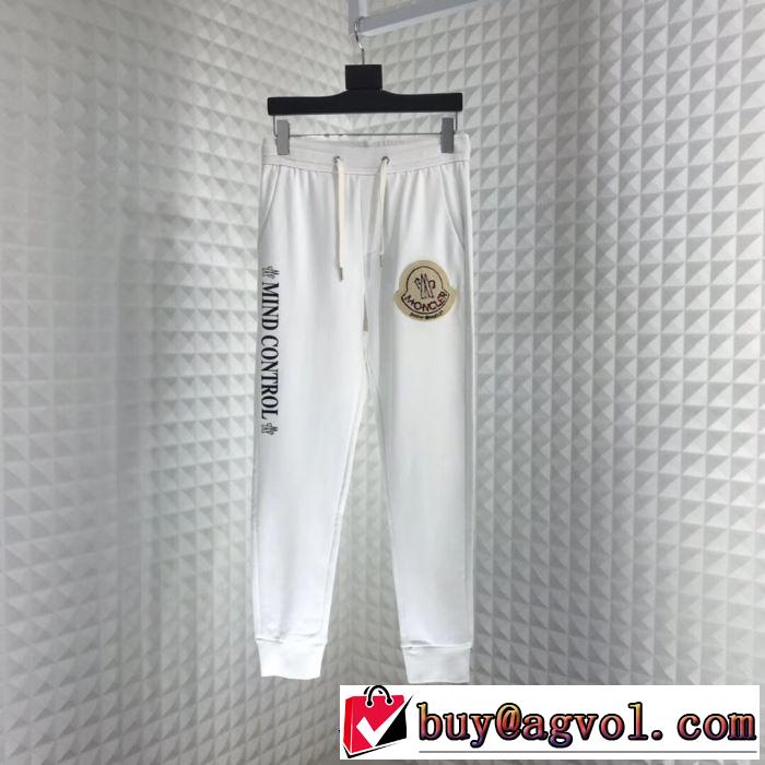 2色可選 モンクレール特に夏は人気アイテム MONCLER  スエットパンツ 2019春夏人気トレンドアイテム