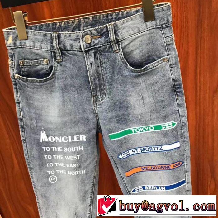 MONCLER モンクレール 今流行りの最新コレクション ジーパン パンツ 2019春夏人気トレンドアイテム