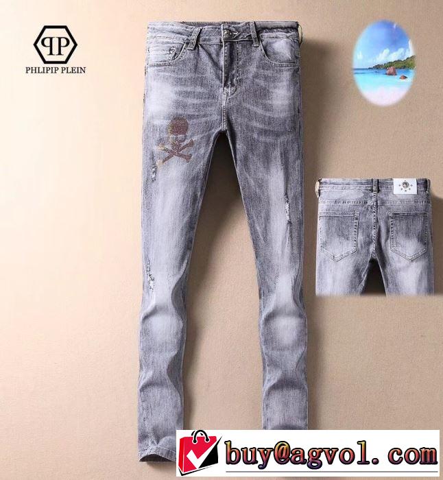 フィリッププレイン PHILIPP PLEIN デニムパンツ 春夏の流行り2019新品 おしゃれデザインも大人気