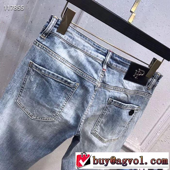 今風の着こなし新品 フィリッププレイン2019春夏は人気定番 ジーパン パンツ PHILIPP PLEIN