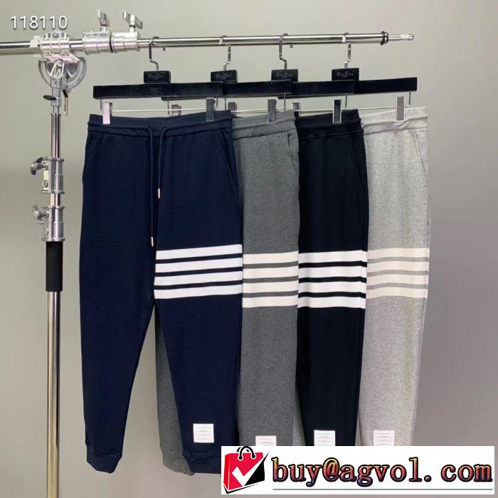 知的な夏のスタイル トムブラウン THOM BROWNE スエットパンツ2019SS  4色可選 ぜひ今年のトレンドをチェック