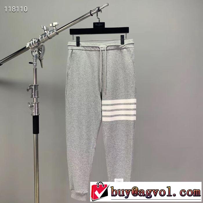 知的な夏のスタイル トムブラウン THOM BROWNE スエットパンツ2019SS  4色可選 ぜひ今年のトレンドをチェック