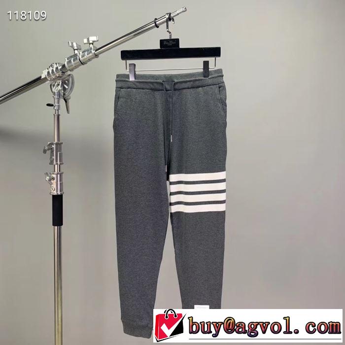 知的な夏のスタイル トムブラウン THOM BROWNE スエットパンツ2019SS  4色可選 ぜひ今年のトレンドをチェック