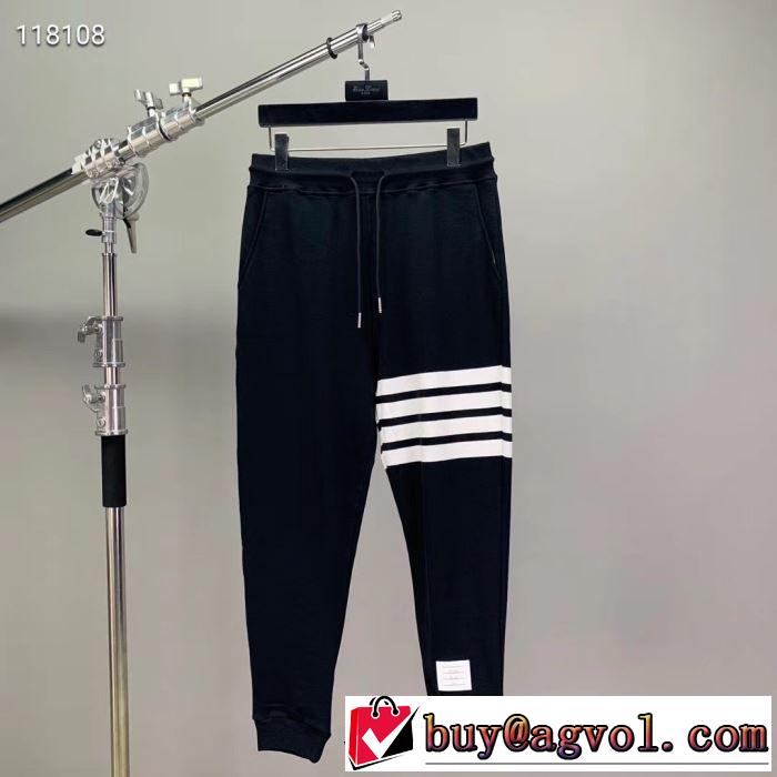 知的な夏のスタイル トムブラウン THOM BROWNE スエットパンツ2019SS  4色可選 ぜひ今年のトレンドをチェック