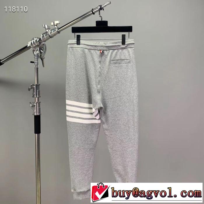知的な夏のスタイル トムブラウン THOM BROWNE スエットパンツ2019SS  4色可選 ぜひ今年のトレンドをチェック