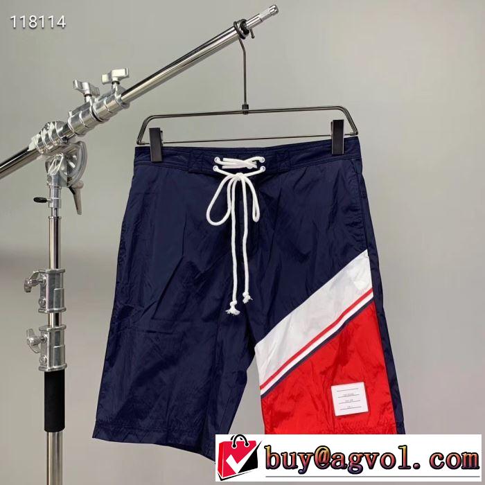 トムブラウン2019春夏は人気定番  THOM BROWNE スエットパンツ リラックス感のある着こなし