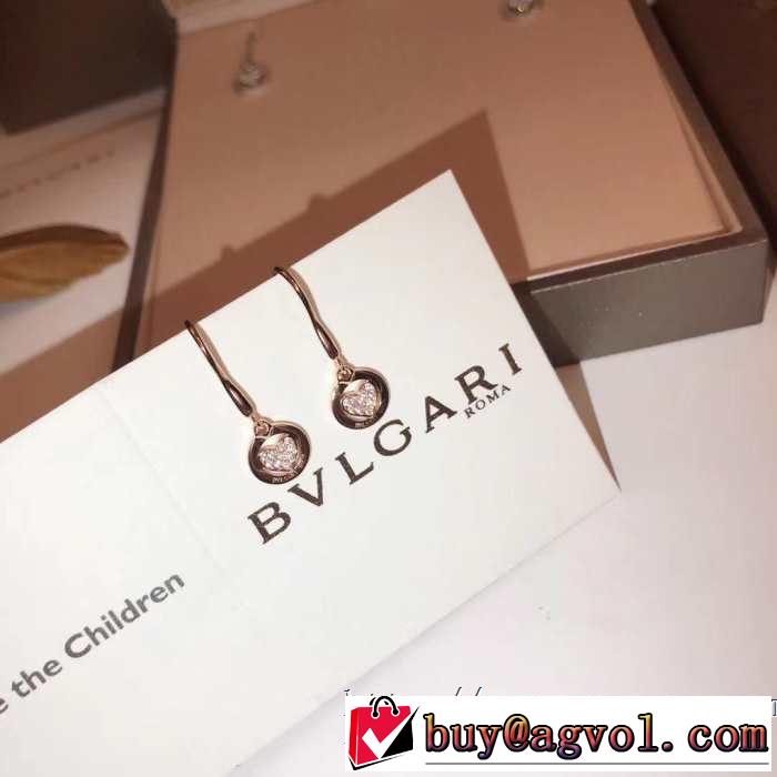 ブルガリ BVLGARI オシャレ上級者に ピアス おしゃれ上級者に挑戦  2色可選 2019春夏人気トレンドアイテム