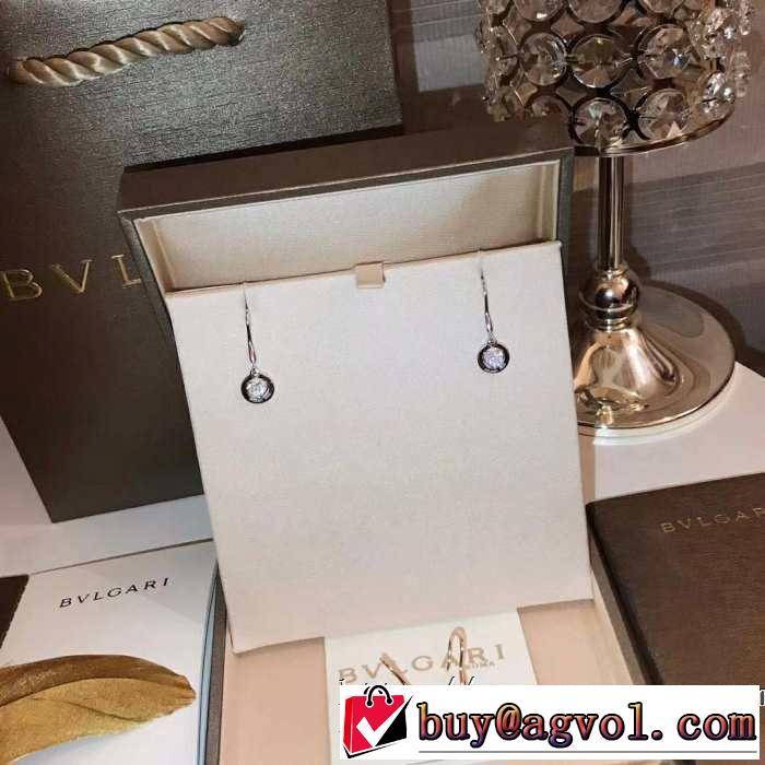 ブルガリ BVLGARI オシャレ上級者に ピアス おしゃれ上級者に挑戦  2色可選 2019春夏人気トレンドアイテム