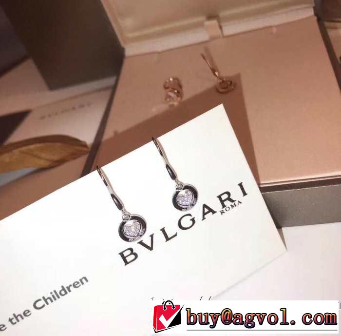 ブルガリ BVLGARI オシャレ上級者に ピアス おしゃれ上級者に挑戦  2色可選 2019春夏人気トレンドアイテム