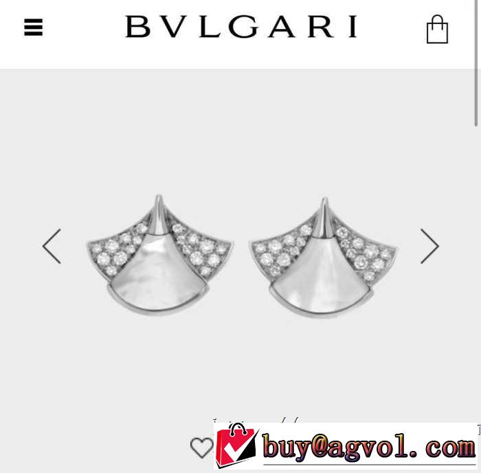 ブルガリ BVLGARIぜひ今年のトレンドをチェック  ピアス 2019年春夏流行ファッション 2色可選 ちょっと大人の印象