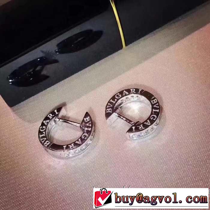 3色可選 トレンドアイテムとして継続 ブルガリ BVLGARI 春夏のトレンドアイテム ピアス 2019春夏の大注目トレンド