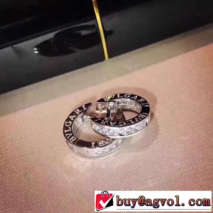 3色可選 トレンドアイテムとして継続 ブルガリ BVLGARI 春夏のトレンドアイテム ピアス 2019春夏の大注目トレンド