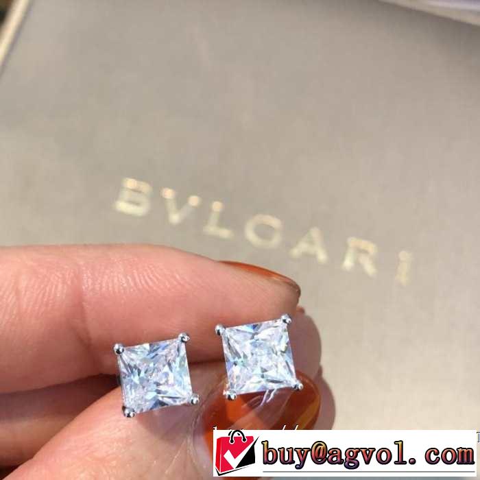 ピアス 今旬のシルエットバランス ブルガリ 大胆にデザインオシャレ新品 BVLGARI 2019春夏も引き続きトレンド