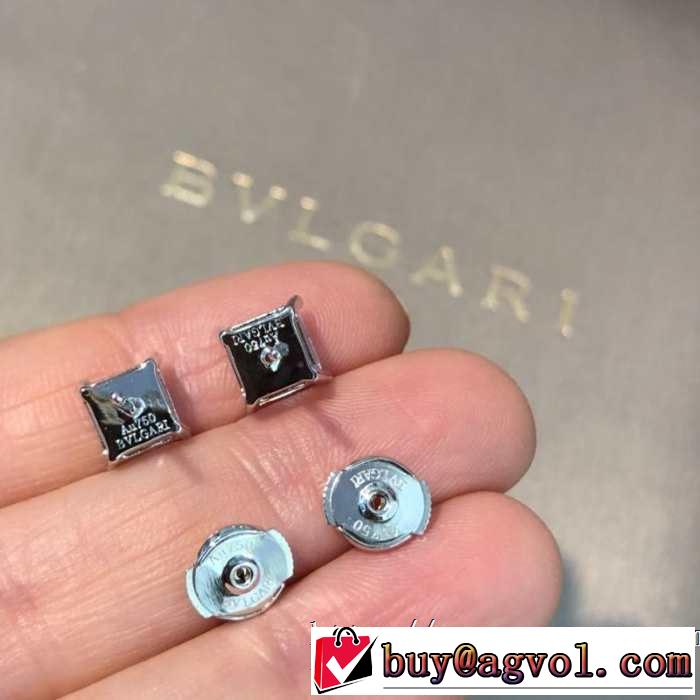 ピアス 今旬のシルエットバランス ブルガリ 大胆にデザインオシャレ新品 BVLGARI 2019春夏も引き続きトレンド