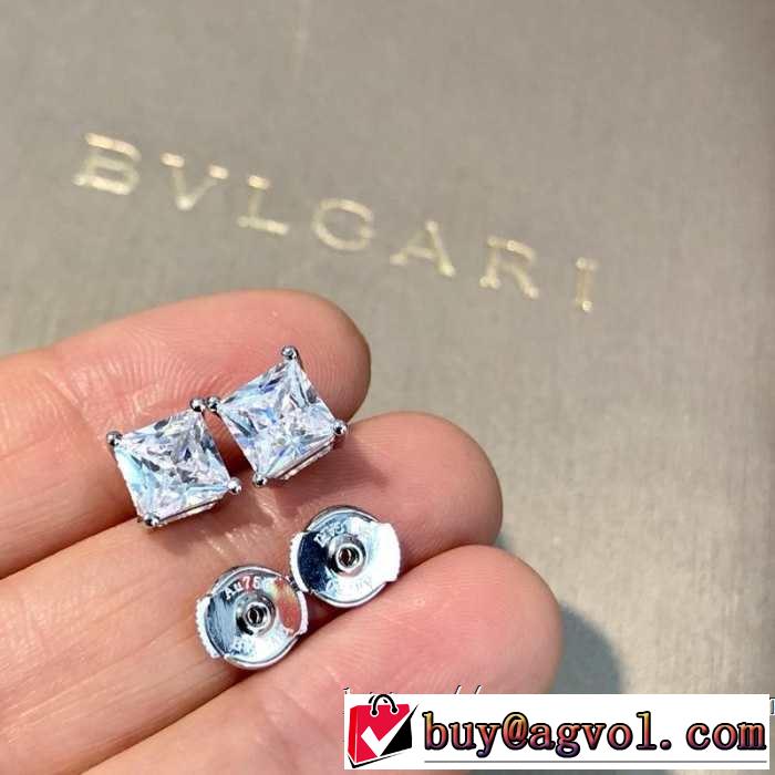 ピアス 今旬のシルエットバランス ブルガリ 大胆にデザインオシャレ新品 BVLGARI 2019春夏も引き続きトレンド