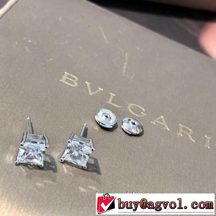 ピアス 今旬のシルエットバランス ブルガリ 大胆にデザインオシャレ新品 BVLGARI 2019春夏も引き続きトレンド