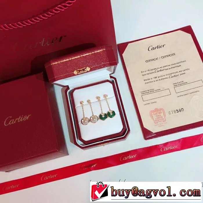 ピアス 甘過ぎず大人な印象に カルティエ CARTIER 2019春夏も引き続きトレンド  2色可選 大人っぽく着こなし