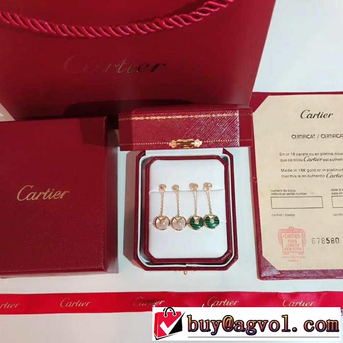 ピアス 甘過ぎず大人な印象に カルティエ CARTIER 2019春夏も引き続きトレンド  2色可選 大人っぽく着こなし