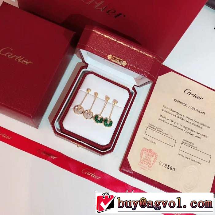 ピアス 甘過ぎず大人な印象に カルティエ CARTIER 2019春夏も引き続きトレンド  2色可選 大人っぽく着こなし