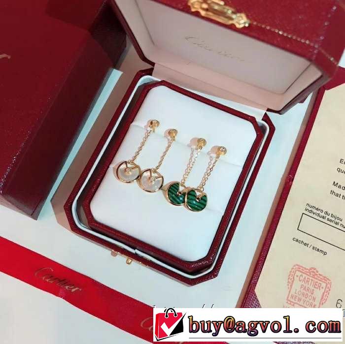 ピアス 甘過ぎず大人な印象に カルティエ CARTIER 2019春夏も引き続きトレンド  2色可選 大人っぽく着こなし