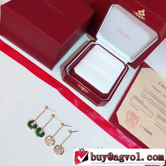 ピアス 甘過ぎず大人な印象に カルティエ CARTIER 2019春夏も引き続きトレンド  2色可選 大人っぽく着こなし