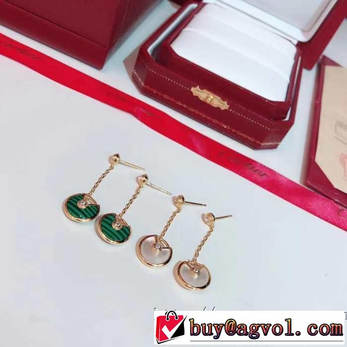 ピアス 甘過ぎず大人な印象に カルティエ CARTIER 2019春夏も引き続きトレンド  2色可選 大人っぽく着こなし