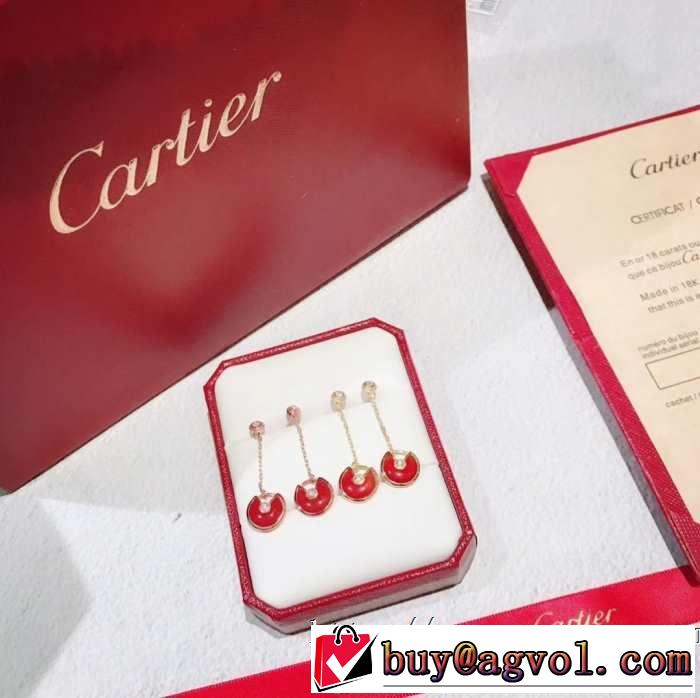 3色可選 今っぽく新作アイテム ピアス 2019春夏は人気定番 カルティエ CARTIER  大人のカジュアルスタイル