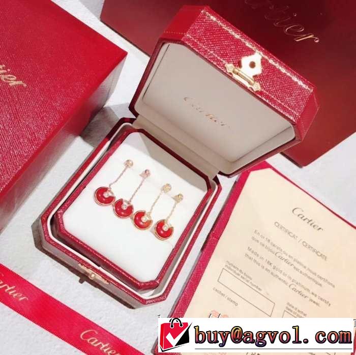 3色可選 今っぽく新作アイテム ピアス 2019春夏は人気定番 カルティエ CARTIER  大人のカジュアルスタイル