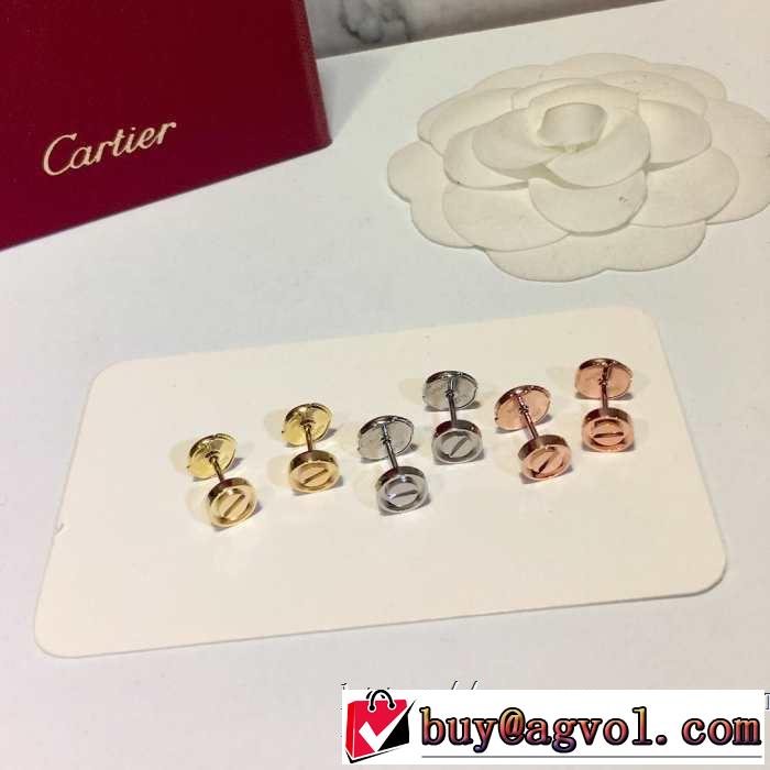 最新のトレンドブランド人気的 3色可選 ピアス 2019SSのトレンド商品 カルティエ CARTIER  人気ストリートブランド新品