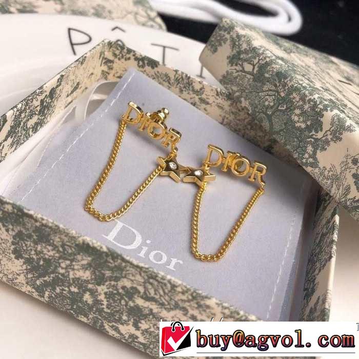 2019夏色っぽさ ディオール DIOR おしゃれデザインも大人気 夏の王道　適度な上品さ ピアス 夏らしい爽やかさ