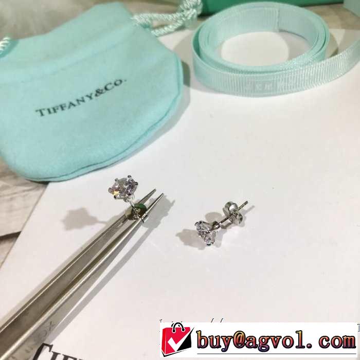 2019年最新ファッション ティファニー Tiffany&Coリッチな印象に  ピアス リラックススタイルが実現