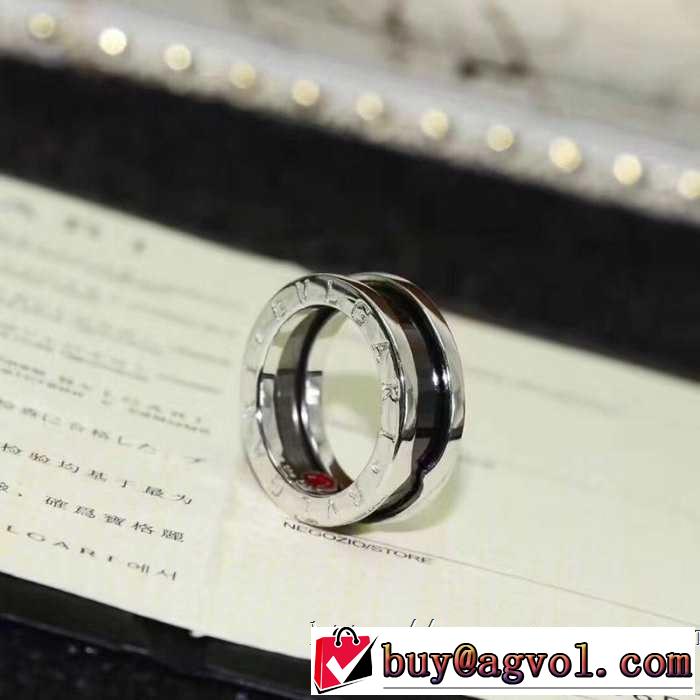 リング/指輪 きちんと感が抜群 ブルガリ BVLGARI 2019年の夏のマスト ぐっと鮮度がアップ 