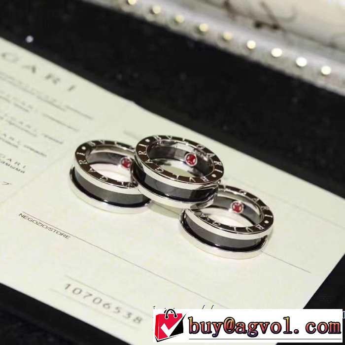 リング/指輪 きちんと感が抜群 ブルガリ BVLGARI 2019年の夏のマスト ぐっと鮮度がアップ