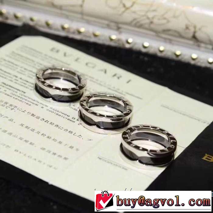 リング/指輪 きちんと感が抜群 ブルガリ BVLGARI 2019年の夏のマスト ぐっと鮮度がアップ