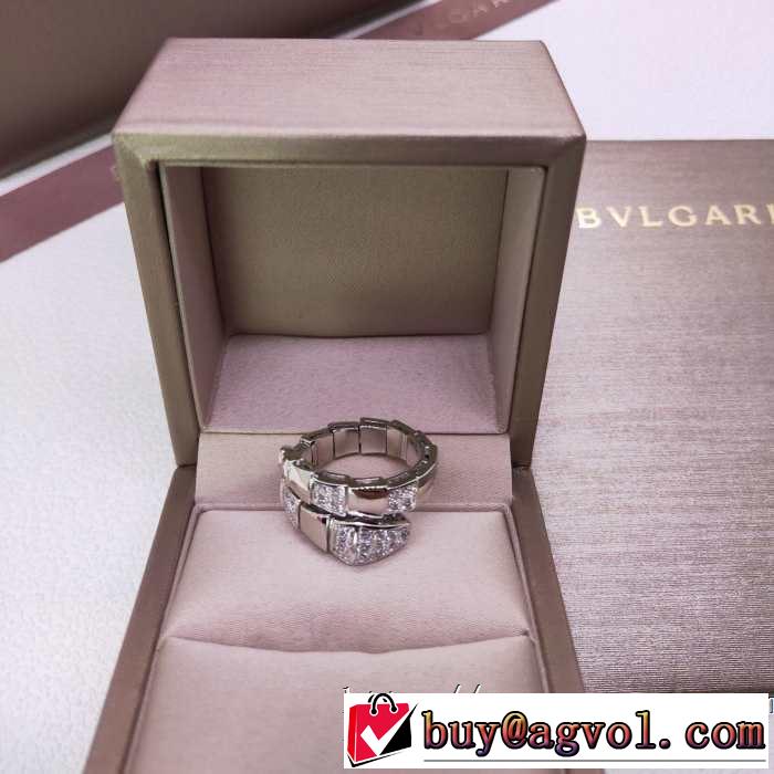 リング/指輪 ぜひ今年のトレンドをチェック  ブルガリ2019年春夏流行ファッション BVLGARI ファッションにトレンド  2色可選