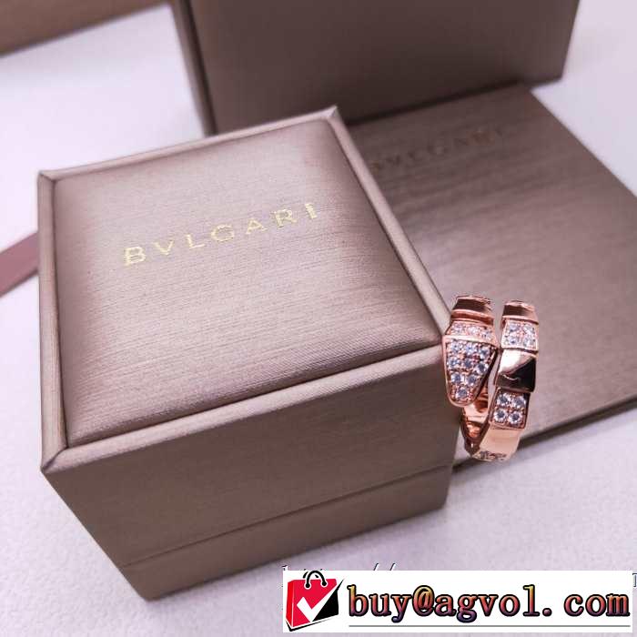 リング/指輪 ぜひ今年のトレンドをチェック  ブルガリ2019年春夏流行ファッション BVLGARI ファッションにトレンド  2色可選