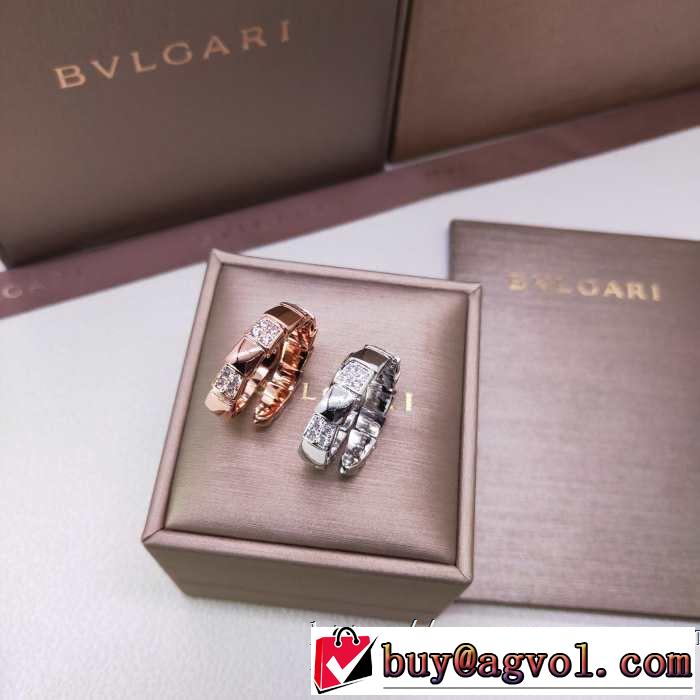 リング/指輪 ぜひ今年のトレンドをチェック  ブルガリ2019年春夏流行ファッション BVLGARI ファッションにトレンド  2色可選