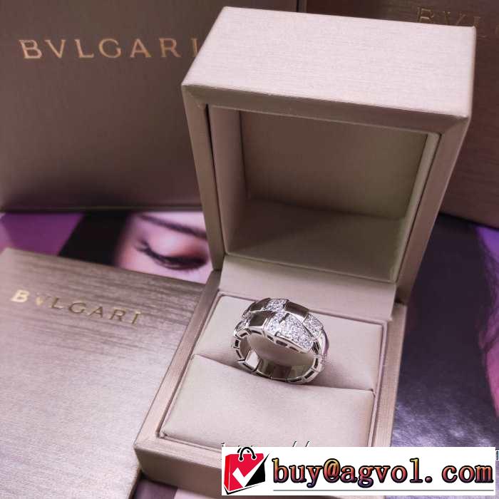 リング/指輪 ぜひ今年のトレンドをチェック  ブルガリ2019年春夏流行ファッション BVLGARI ファッションにトレンド  2色可選