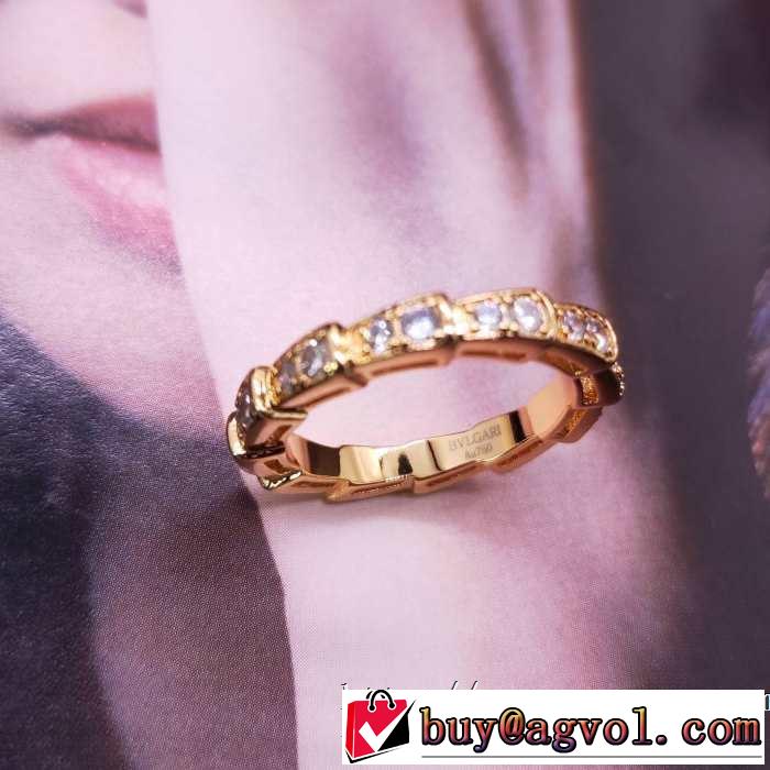 3色可選 夏ファッションのおすすめ ブルガリ BVLGARI 2019年夏の一押しファッションアイテム リング/指輪