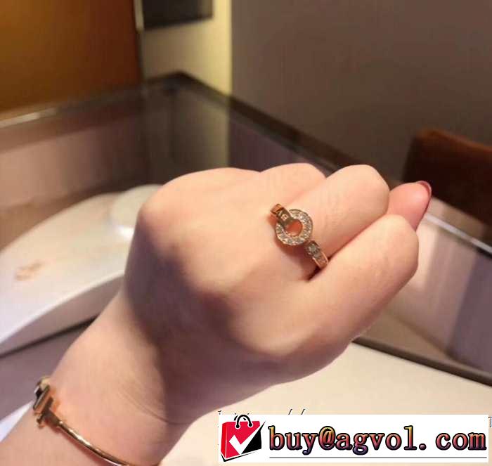 2色可選 ブルガリ BVLGARI 上品な涼やかさある印象に リング/指輪 2019春夏の大注目トレンド