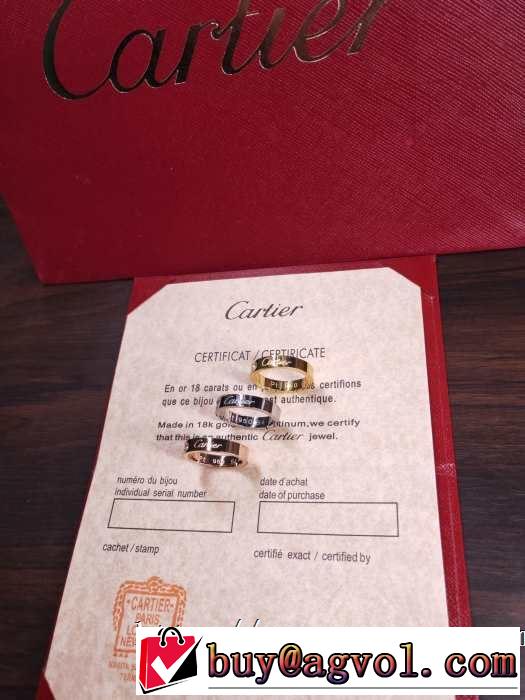 2色可選 カルティエ 大人のカジュアルスタイル CARTIER 2019春夏は人気定番 リング/指輪