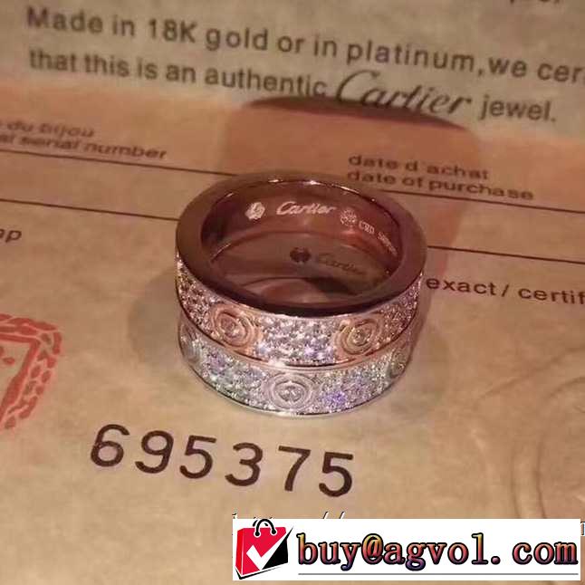 目を引く春夏トップス カルティエ CARTIER 【2019年】夏のファッションリング/指輪 春夏！大人カジュアル 2色可選