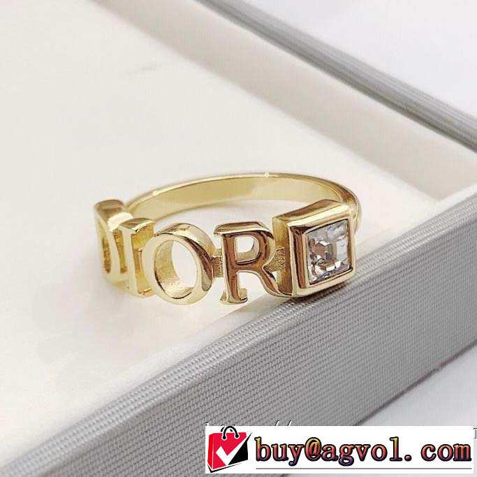 夏の王道　適度な上品さ  リング/指輪 2019春夏も引き続き人気セール ディオール DIOR 夏らしい爽やかさ 