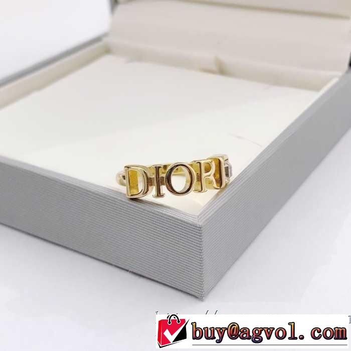 夏の王道　適度な上品さ  リング/指輪 2019春夏も引き続き人気セール ディオール DIOR 夏らしい爽やかさ