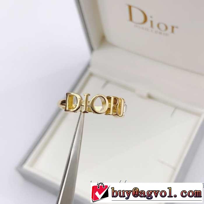 夏の王道　適度な上品さ  リング/指輪 2019春夏も引き続き人気セール ディオール DIOR 夏らしい爽やかさ