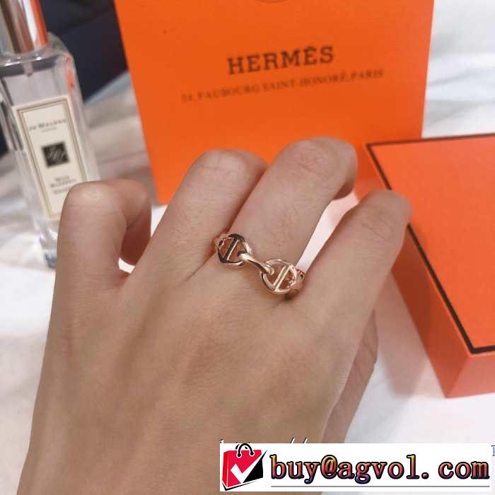 リング/指輪 大人のカジュアルスタイル エルメス 2019春夏は人気定番HERMES 今季のトレンド人気新作 3色可選